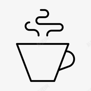拿铁杯咖啡师咖啡图标
