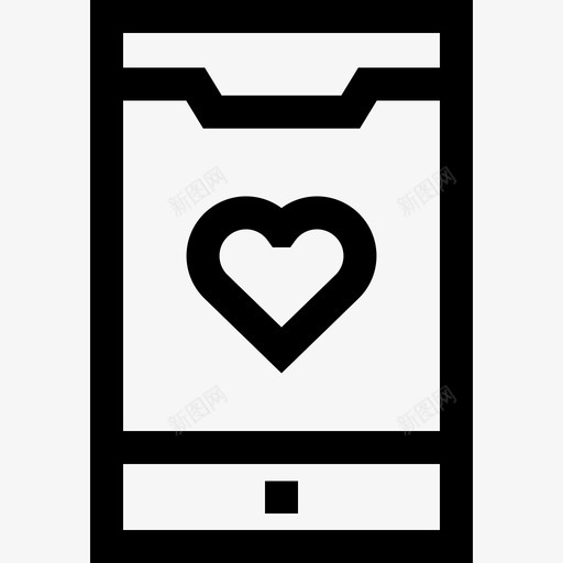 约会应用程序爱160线性svg_新图网 https://ixintu.com 约会 应用程序 线性
