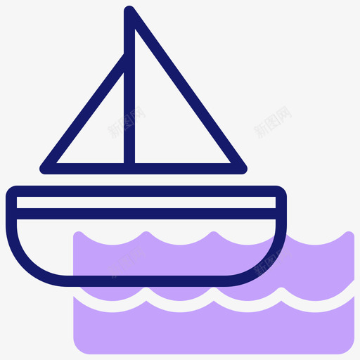 帆船冒险92线性颜色svg_新图网 https://ixintu.com 帆船 冒险 线性 颜色