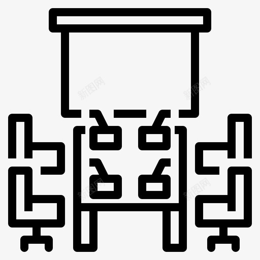 会议室商务会议12大纲svg_新图网 https://ixintu.com 会议室 商务会议 大纲