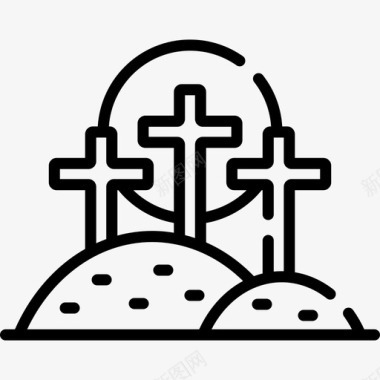 十字架复活节17日直系图标
