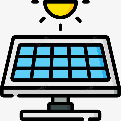 太阳能电池板核能28线性彩色svg_新图网 https://ixintu.com 太阳能 电池板 核能 线性 彩色
