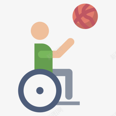 轮椅篮球残疾人7平板图标
