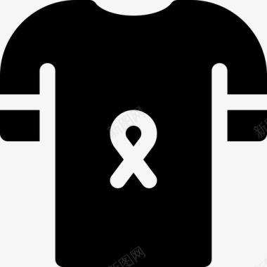 T恤衫世界癌症意识日第14日满满当当图标