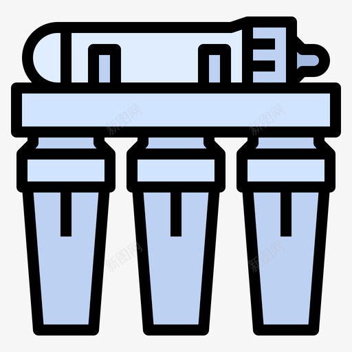 水系统智能家居84线性颜色svg_新图网 https://ixintu.com 水系 系统 智能家居 线性 颜色