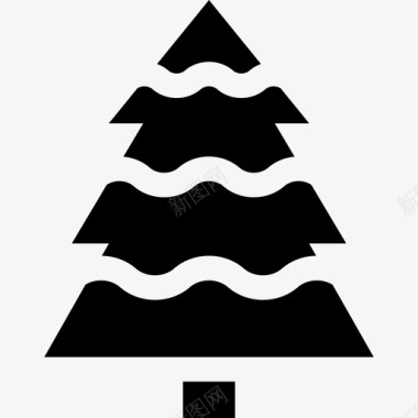 圣诞树幸福40充满图标
