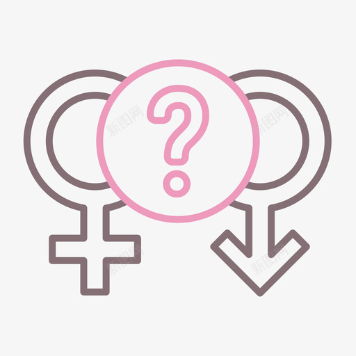 性别认同lgbt10线性颜色svg_新图网 https://ixintu.com 性别 认同 lgbt 线性 颜色