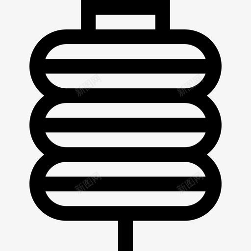 灯笼中国72直线型svg_新图网 https://ixintu.com 灯笼 中国 直线 线型