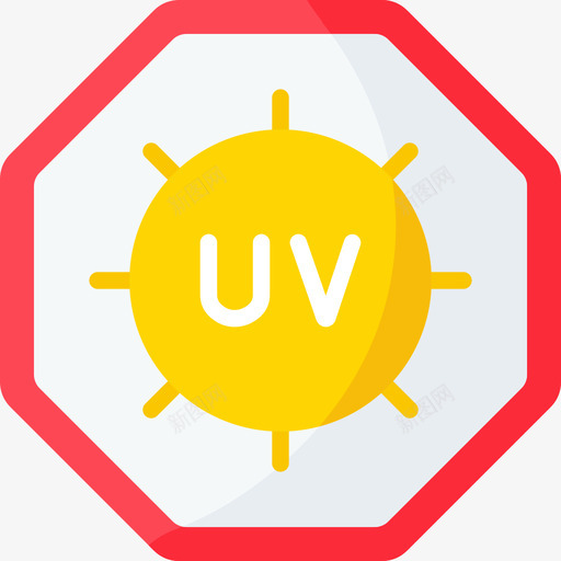 紫外线警报和警告5平坦svg_新图网 https://ixintu.com 紫外线 警报 警告 平坦