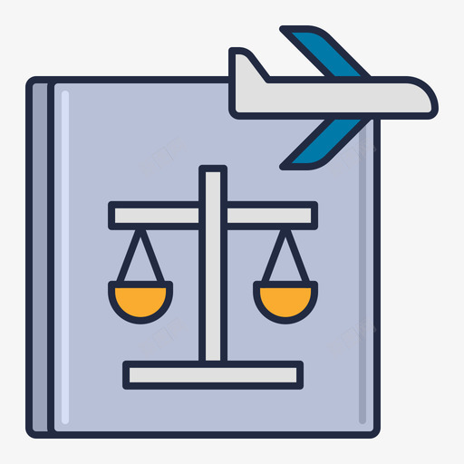 法律制度航空公司2线性颜色svg_新图网 https://ixintu.com 法律 制度 航空公司 线性 颜色
