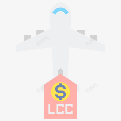 Lcc航空公司3扁平svg_新图网 https://ixintu.com Lcc 航空公司 扁平