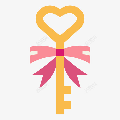 钥匙爱情和情人节7平装svg_新图网 https://ixintu.com 钥匙 爱情 情人节 平装