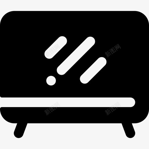 电视监视器电影13填充svg_新图网 https://ixintu.com 电视 监视器 电影 填充