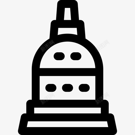 博罗伯杜地标和纪念碑21直线svg_新图网 https://ixintu.com 博罗 罗伯 地标 纪念碑 直线