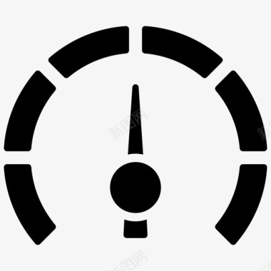 汽车压力表仪表板燃油表图标