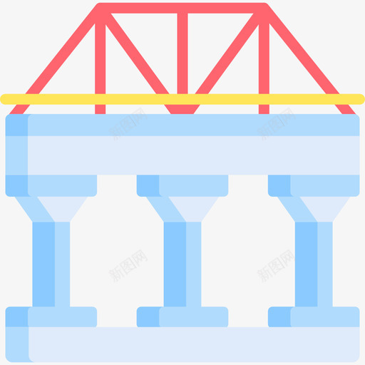 4号高速公路平坦桥svg_新图网 https://ixintu.com 4号 高速公路 平坦