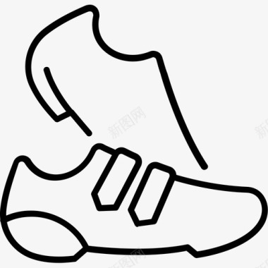 运动鞋鞋钉鞋图标