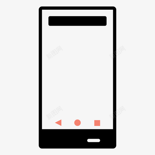 智能手机安卓无挡板svg_新图网 https://ixintu.com 手机 智能 安卓 挡板 小工 工具