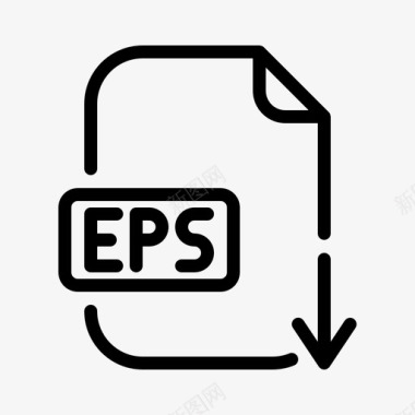 下载eps文件下载文件文档图标