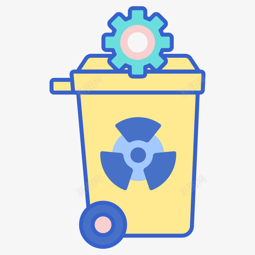 废物回收中心1线性颜色svg_新图网 https://ixintu.com 中心 回收 废物 废物利用 线性 颜色