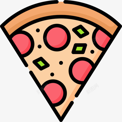 披萨保龄球15线性颜色svg_新图网 https://ixintu.com 披萨 保龄球 线性 颜色