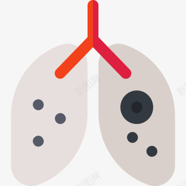 肺癌戒烟19平淡图标