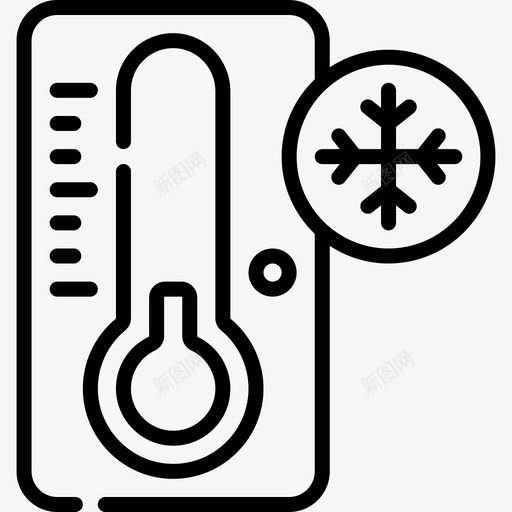 低温天气358线性svg_新图网 https://ixintu.com 低温 天气 线性