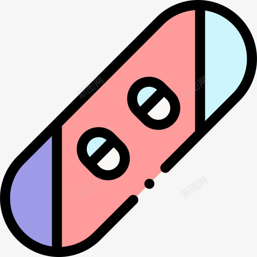 滑雪板运动装备36线性颜色svg_新图网 https://ixintu.com 滑雪板 运动 运动装 装备 线性 颜色