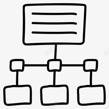 层次结构数据网络文件夹网络图标