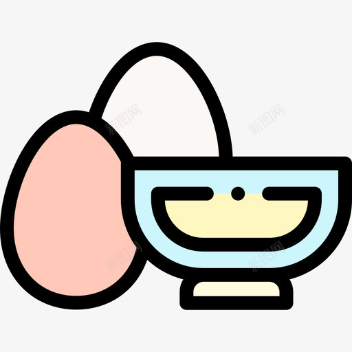 鸡蛋烹饪120原色svg_新图网 https://ixintu.com 鸡蛋 烹饪 原色