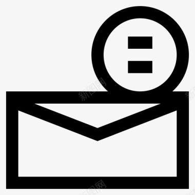电子邮件菜单业务文档图标