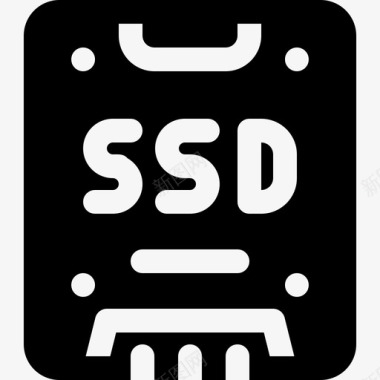 Ssd磁盘计算机硬件37填充图标