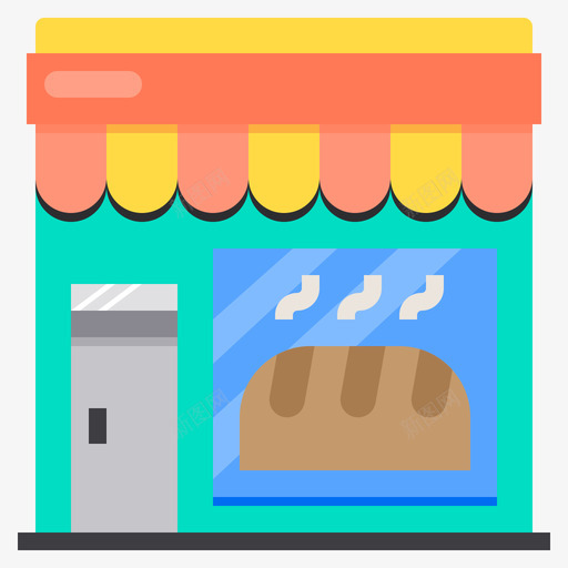 面包店45号店公寓svg_新图网 https://ixintu.com 面包店 45号店 公寓