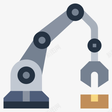 机械臂制造36扁平图标