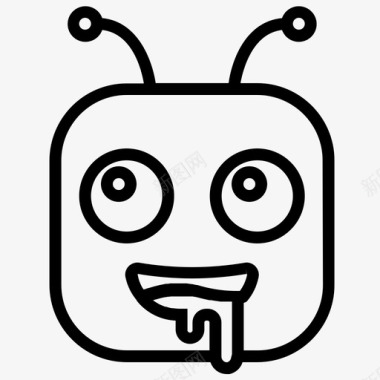 诱惑表情迷恋图标