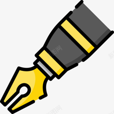 钢笔博客作者和影响者32线性颜色图标