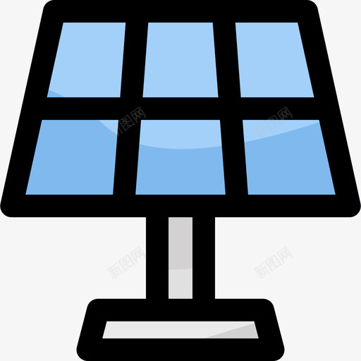 太阳能电池板农业88线性颜色svg_新图网 https://ixintu.com 太阳能 电池板 农业 线性 颜色