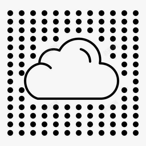 云数据层svg_新图网 https://ixintu.com 数据 安全 天空 云计算 技术