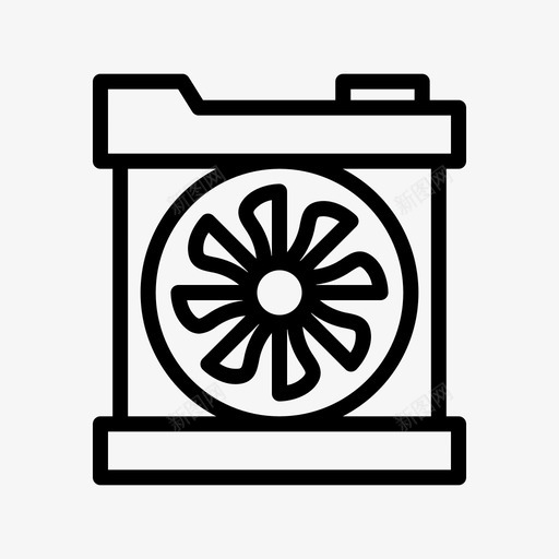 散热器汽车发动机24线性svg_新图网 https://ixintu.com 散热器 汽车 发动机 线性