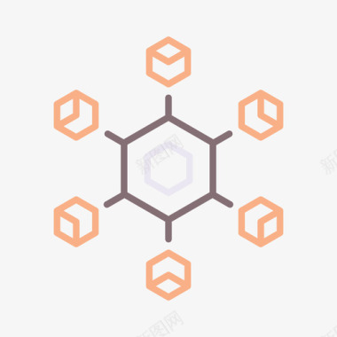 算法移动应用开发线性颜色图标