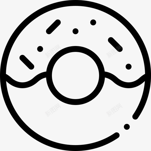 甜甜圈instagram重点报道食品线性食品svg_新图网 https://ixintu.com 食品 甜甜圈 instagram 重点 报道 线性