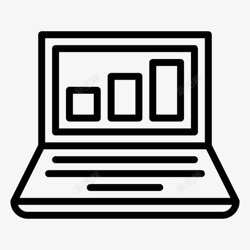 笔记本信号互联网在线svg_新图网 https://ixintu.com 笔记本 信号 互联网 在线 技术 办公 线路