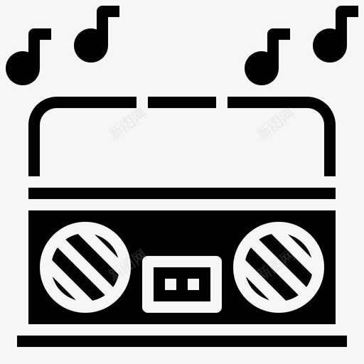 音乐播放器野餐67填充svg_新图网 https://ixintu.com 音乐 播放器 野餐 填充