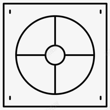 目标焦点计算机技术常规行集合4图标