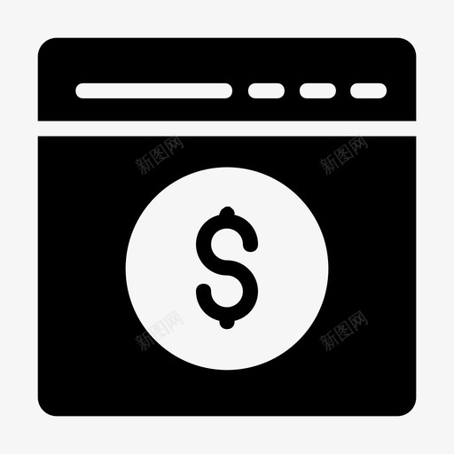 在线支付浏览器美元svg_新图网 https://ixintu.com 在线支付 浏览器 美元 网页 金融投资 字形