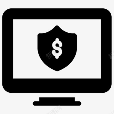 在线支付保护银行安全金融保护图标