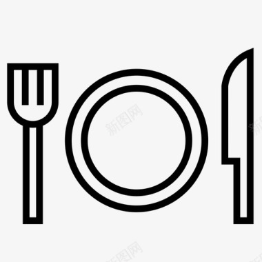 盘子餐具餐具图像图标
