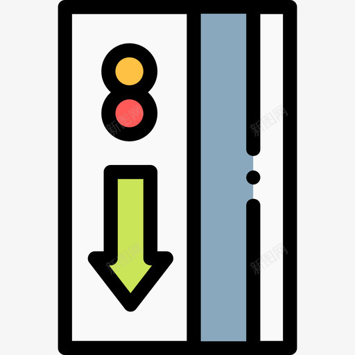 信用卡住宿和早餐35线性颜色svg_新图网 https://ixintu.com 信用卡 住宿 早餐 线性 颜色