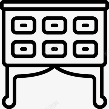 抽屉古董4直线型图标