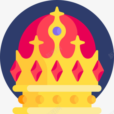 皇冠中世纪79扁平图标